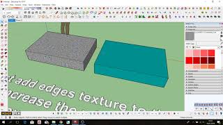 Round Corner With Sketchup Vray Edges Texture