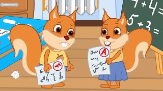 Famille d'Écureuil - Leçon de Mathématiques Animé 2022 en Français
