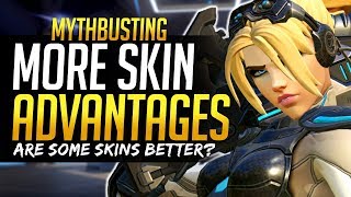 Overwatch Mythbusters PART 2 - MORE Skins that give you Advantages / Disadvantages