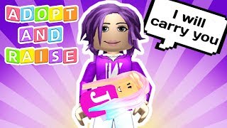 BECOME A PET OR A BABY & GET ADOPTED! / Roblox: Adopt and Raise
