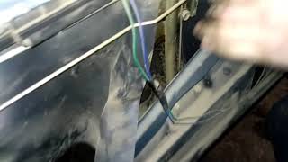 Как снять заменить стекло задней двери ВАЗ 2109-099-014-015/demontaz szyby drzwi tyl LADA SAMARA!
