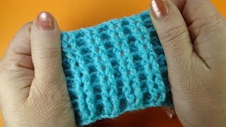 Как связать Рельефную резинку крючком   How to crochet elastic ЛУЧШИЕ  Узоры крючком 107