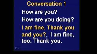 Learn English and Cambodian: Conversation 1 Part 1 ( Hello and Good Morning)