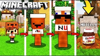 ŻYCIE NUTELLI W MINECRAFT || OD NARODZIN DO ŚMIERCI
