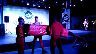 Cuban Acrobats at Sherwood Hotel and Resort in Kemer Turkey