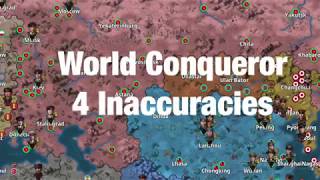 World Conqueror 4 Inaccuracies