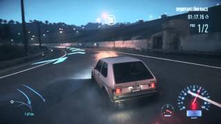 Vw mk1 vs nissan skyline - need for speed