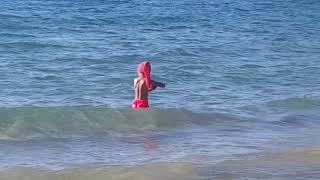 Ioana Maria Turcu la Chrisi Milia beach din Alonnisos