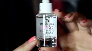 Video review #19 ESSENCE nail art Express Dry Drops(Asciugatore rapido smalto)- By Flaylook