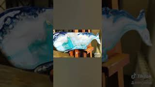 Картина из эпоксидной смолы. Эпоксидная смола. Кашалот. Resin Art