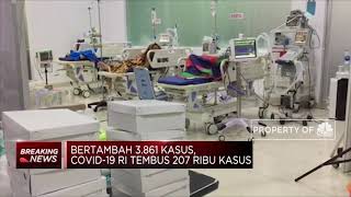 Rekor Lagi! Kasus Covid-29 Indonesia Tembus 207.203 Kasus