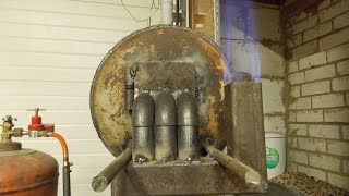 Самодельный кузнечный горн из газового баллона