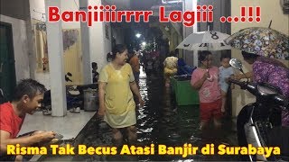 Surabaya Banjir Lagi, Risma Tak Mampu Atasi Banjir