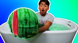 DIY Super Watermelon Bath Bomb!