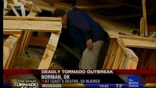 Storm Shelter covered by garage.