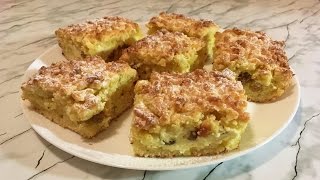Тертый Пирог с Творогом / Crumble With Cottage Cheese / Песочный Пирог / Творожный Пирог
