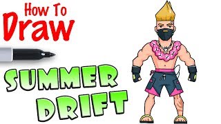 How to Draw Summer Drift | Fortnite