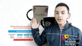 Video Cotización Mugs - Digital Promo