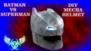 DIY BATMAN VS SUPERMAN MECHA HELMET E20