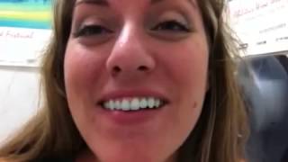 Girl pees standing up