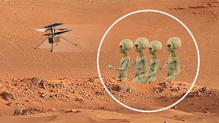 Encuentro muy peligroso en Marte: marcianos acosan al helicóptero Ingenuity / animación