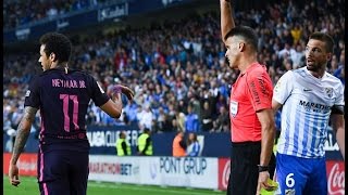 Neymar shown bizarre yellow card for tying laces