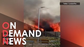 London Battles Fires and Floods Ahead of SECOND Heatwave
