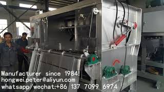 pig dehairing machine hog hair removal equipment sow debristling machinery อุปกรณ์ โรงเชือด