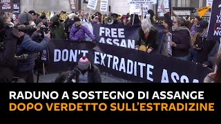 #Londra: raduno a sostegno di Assange dopo verdetto sull’estradizine