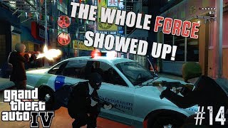 CRAZY BANK JOB! ( FUNNY "GTA 4" STORYMODE GAMEPLAY #14)