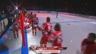 KHL All-Star Game 2011 - Матч всех Звезд -Эстафета на скорость