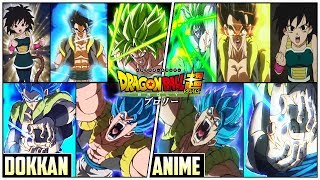 Dragon Ball Super Broly Movie DOKKAN VS ANIME Comparison