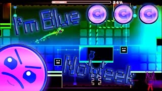Geometry Dash - "I'm Blue" by NoWeek (3 Coins) [Dedication Level]