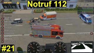 Notruf 112 - Crash mit dem RTW  #21 - Deutsch/German