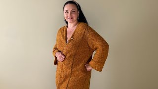 Твидовый кардиган Тыква. Связать легче простого!