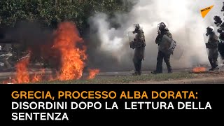 Grecia, processo Alba Dorata: disordini dopo la lettura della sentenza