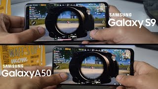Samsung Galaxy A50 vs Galaxy S9 - Gaming Comparison!!!