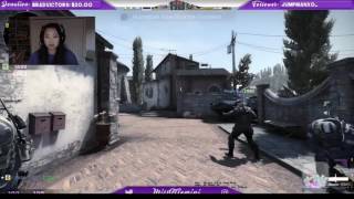 Girl cheats on stream / Девушка спалилась с читами на стриме