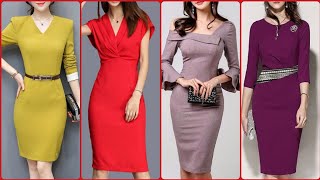 Gorgeous Fabulous And Elegant Stylish Designer Bodycon /Sheath Dresses