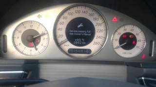 Mercedes w211 ошибка esp не реагирует на газ
