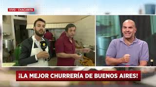 Hacemos churros en la Churrería Olleros de Chacarita