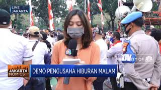 Kantor Anies Digeruduk Para Pengusaha dan Pegawai Hiburan Malam