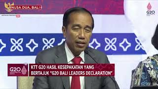 Ini Hasil KTT G20, Soal Perang Ukraina Paling Alot Dibahas