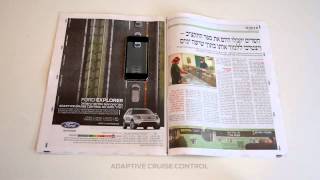 Ford Explorer Interactive Print Ad