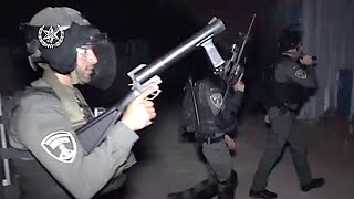 Спецназ полиции Израиля против арабских погромщиков