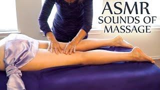 ASMR Massage Sounds Only,  No Talking - Tapping, Skin Brushing, Strokes