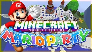 Mario Party В Майнкрафте Пе? • Крутой сервер с Марио Пати Майн пе! • Первая игра • (Mario Party)