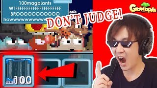 Noob with 100 Magplants Prank | Growtopia