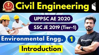 10:00 PM - SSC JE 2019 (Tier-I) | Civil Engg by Sandeep Sir | Environmental Engg (Introduction)