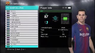 PES 18 CREATE XAVI